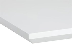 Autronic BONTEC Jedálenský stôl rozkladací 140-180x85 cm, mdf, biela, HT-W1630 WT Farba: Biela
