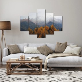 Obraz - Výhľad na hrebene hôr (150x105 cm)