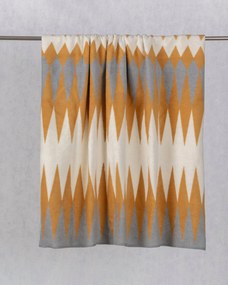 Deka Cotton Cloud 150x200cm žlto, krémovo šedá kombinácia