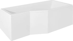 Besco Akrylátová atypická vaňa INTEGRA 150x75 (170x75) BESCO-Rozmery: 150x75, BESCO-Farba: Biela, BESCO-Orientácia: Ľavá