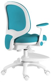 Detská rastúca stolička Neoseat KIDDY ONE — látka, tyrkysová