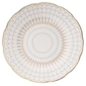 24-dielna jedálenská súprava, biela so zlatými detailmi, porcelánová