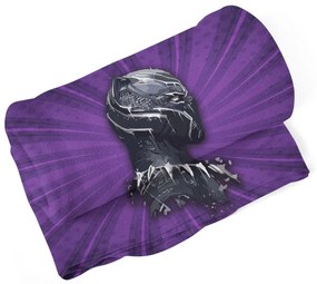 Sablio Deka BLACK PANTHER z profilu Fialový - 150x120 cm