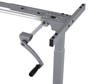 Liftor Entry, sivá výškovo nastaviteľný polohovateľný stôl