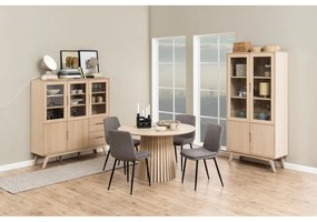 Sivá jedálenská stolička Becca – Actona
