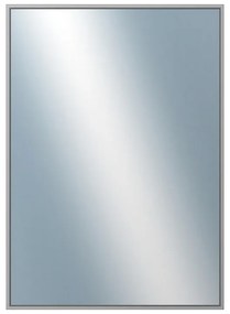 DANTIK - Zrkadlo v rámu, rozmer s rámom 50x70 cm z lišty Hliník šedá (7269006)