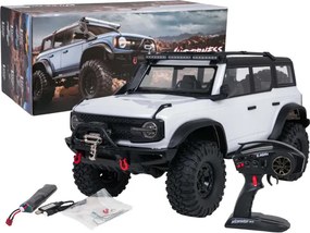 Terénne auto R/C WILDERNESS 1:10 na ovládanie biele