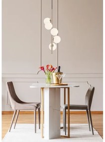 Zuma Line P0574-05E-F7AA - Luster na lanku ARCTURUS 5xG9/4W/230V zlatá