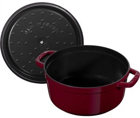 Staub Cocotte okrúhly hrniec 24 cm/3,8 l bordeaux, 40502-294