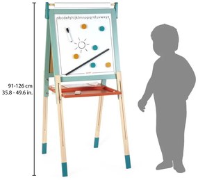 Nastavitelná oboustranná magnetická tabule