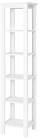 Livarno home Regál s 5 priehradkami Stockholm, biela farba  (100346128)
