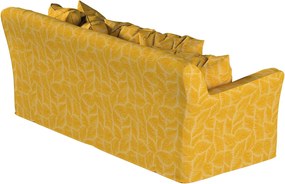 Poťah na sedačku Tomelilla (pre 3 osoby) farba produktu žltá látka zapletaná, vzorované
