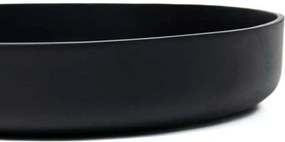 Dekoračná miska ORYVEN, sklolaminát, priemer 30 cm, antracit