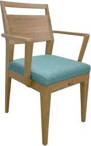 Moderná jedálenská stolička EV s pod-rúčkami a textilným sedákom, 57x55x90 cm Urban 10