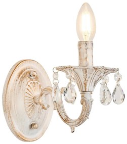 Brilagi - Nástenná lampa CLASSIC 1xE14/60W/230V krémová/patina