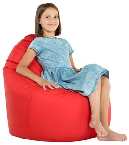 Kreslo Porto ekokoža červené