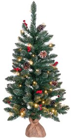 NEXOS Vianočný stromček s osvetlením 90 cm, 50 LED