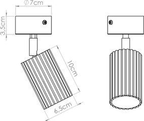 Brilagi - LED bodové svietidlo CRESTO 1xGU10/10W/230V biela