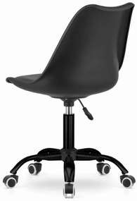 PreHouse Otočná stolička ANDRIA - čierna podnož, čierna