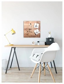 Magnetická tabuľa Styler Wood, 30 × 30 cm