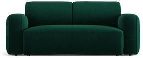 Dvojmiestna pohovka gerett 170 cm velvet zelená MUZZA