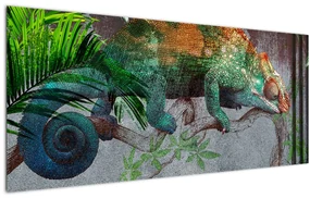 Obraz - Chameleon (120x50 cm)