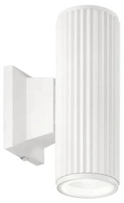 Ideal Lux - Vonkajšie nástenné svietidlo BASE 2xGU10/28W/230V IP44 biela
