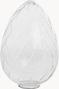 Ručne vyrobené dekoračné veľkonočné vajíčko Crissilia, V 20 cm