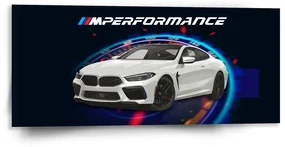 Sablio Obraz MPERFORMANCE Tachometer - 110x50 cm