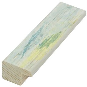 DANTIK rám na obraz 21x29,7 | PAINT zelená malá (Sklo Čiré)