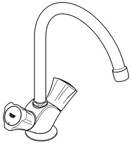 GROHE 31831001 - Drezová batéria COSTA L lesklý chróm