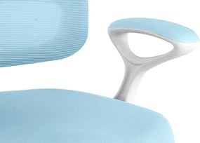 Detská rastúca stolička Neoseat JUNI 020 — látka, prateľný poťah, modrá