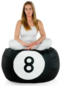 Sedací vak biliard 8 ekokoža