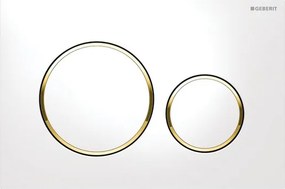 Geberit Omega20 ovládacie tlačidlo plast biele 115.085.KK.1