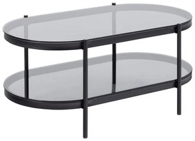 Konferenčný stolík so sklenenou doskou 95x50 cm Bayonne - Actona