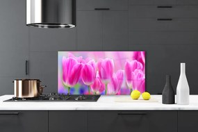 Nástenný panel  Tulipány 140x70 cm