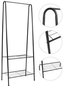 Vešiakový stojan OLIVER čierny