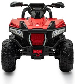 Detská elektrická štvorkolka Baby Mix Baby Rave 4x 4 , červená