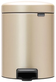 Brabantia Pedálový kôš NewIcon 5L champagne