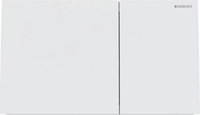 Geberit 115.622.JT.1 - Splachovacie tlačidlo Sigma70 25x14,6 cm matná biela