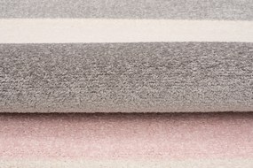 TA Koberec C947A BIELA/RUŽOVÁ AZÚROVÁ Rozmer: 80x150 cm