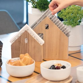 räder Drevený stojanček na servítky House Small