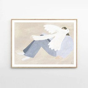 The Poster Club Plagát Bright Bird by Clara Schicketanz 30x40 cm