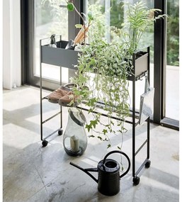 Čierny kovový detský stojan na topánky 74,5x74,5x22 cm Tower – YAMAZAKI