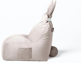 Béžový detský sedací vak Funny Bunny – The Brooklyn Kids