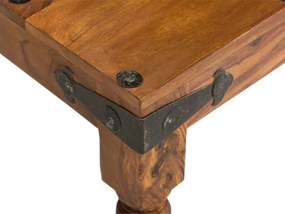 furniture-nabytek.cz - Masívna jedálenská súprava Merlin I z palisandra, lakovaná, hnedá – stôl 150x90 cm + 6 stoličiek