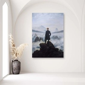 Gario Obraz na plátne Pútnik nad morom hmly - Caspar David Friedrich, reprodukcia Rozmery: 40 x 60 cm