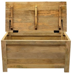 furniture-nabytek.cz - Truhla na periny 120x45x45 z masívu mango