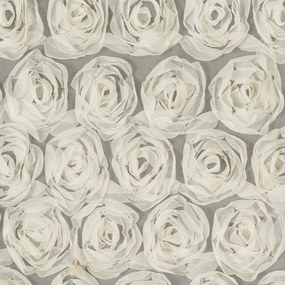 ZÁVES NA KRÚŽKOCH EVA MINGE ROSES2 140X250 CM KRÉMOVÁ