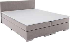 Boxspringová posteľ, sivohnedá Taupe, 160x200, ADARA